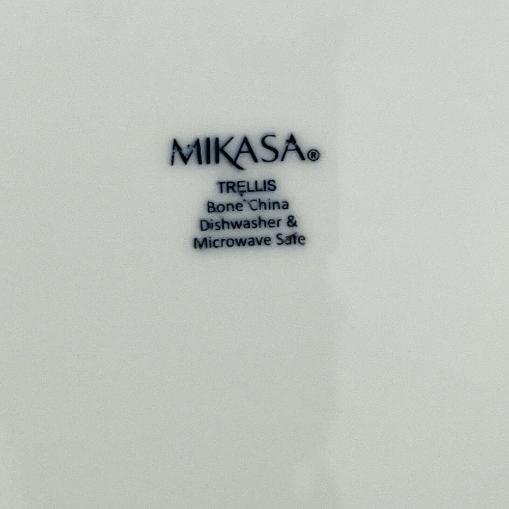 Mikasa Trellis White‎ Dinner Plate 11